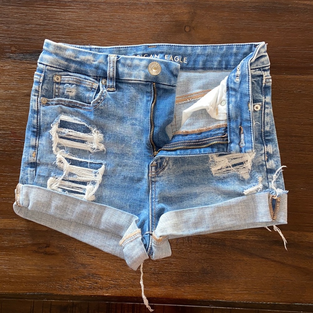 American Eagle “Next Level Stretch” Jean Shorts